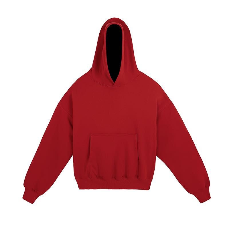 JD YZY PLAIN RED HOODIE