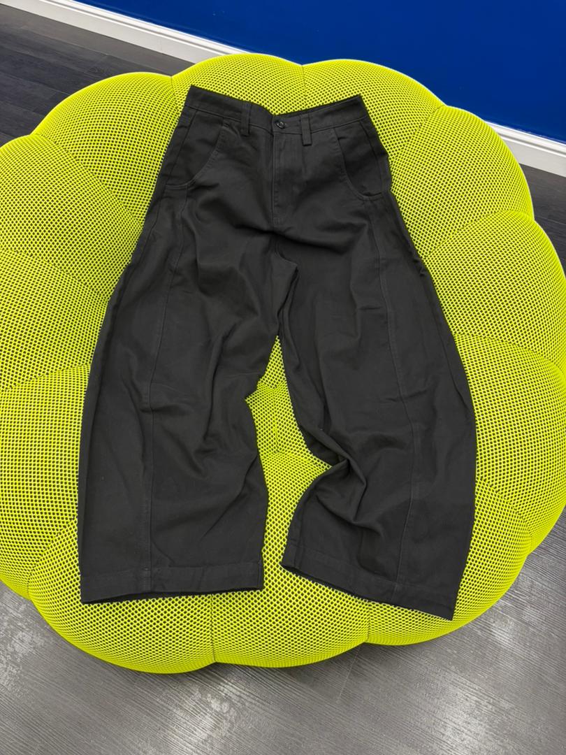 PMGO BLACK STITCHED PANTS