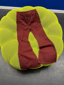 WZ88 MAROON FLARE PANTS