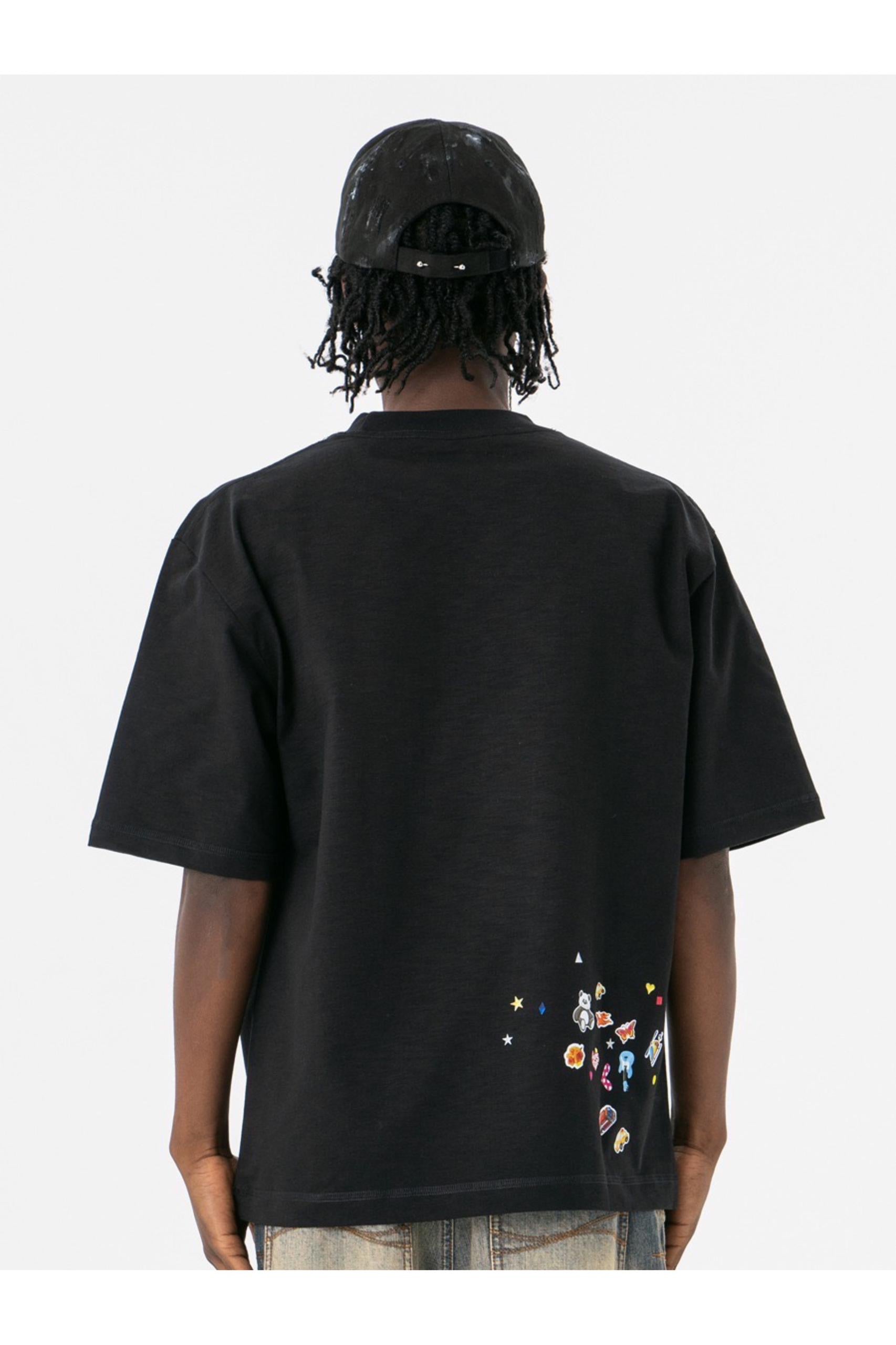 SUPERWAY BLACK OBJECTS TEE