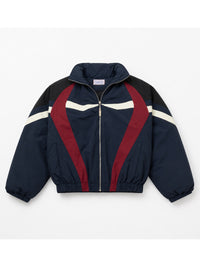OMICRON NAVYRED PUFFER JACKET