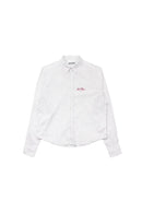 BAD BLOOD STRIPED WHITE & BLACK SHIRT