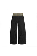 WIIKN CK6687 BLACK 3QUARTER PANTS