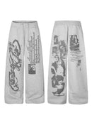 WORDART GREY JOGGERS