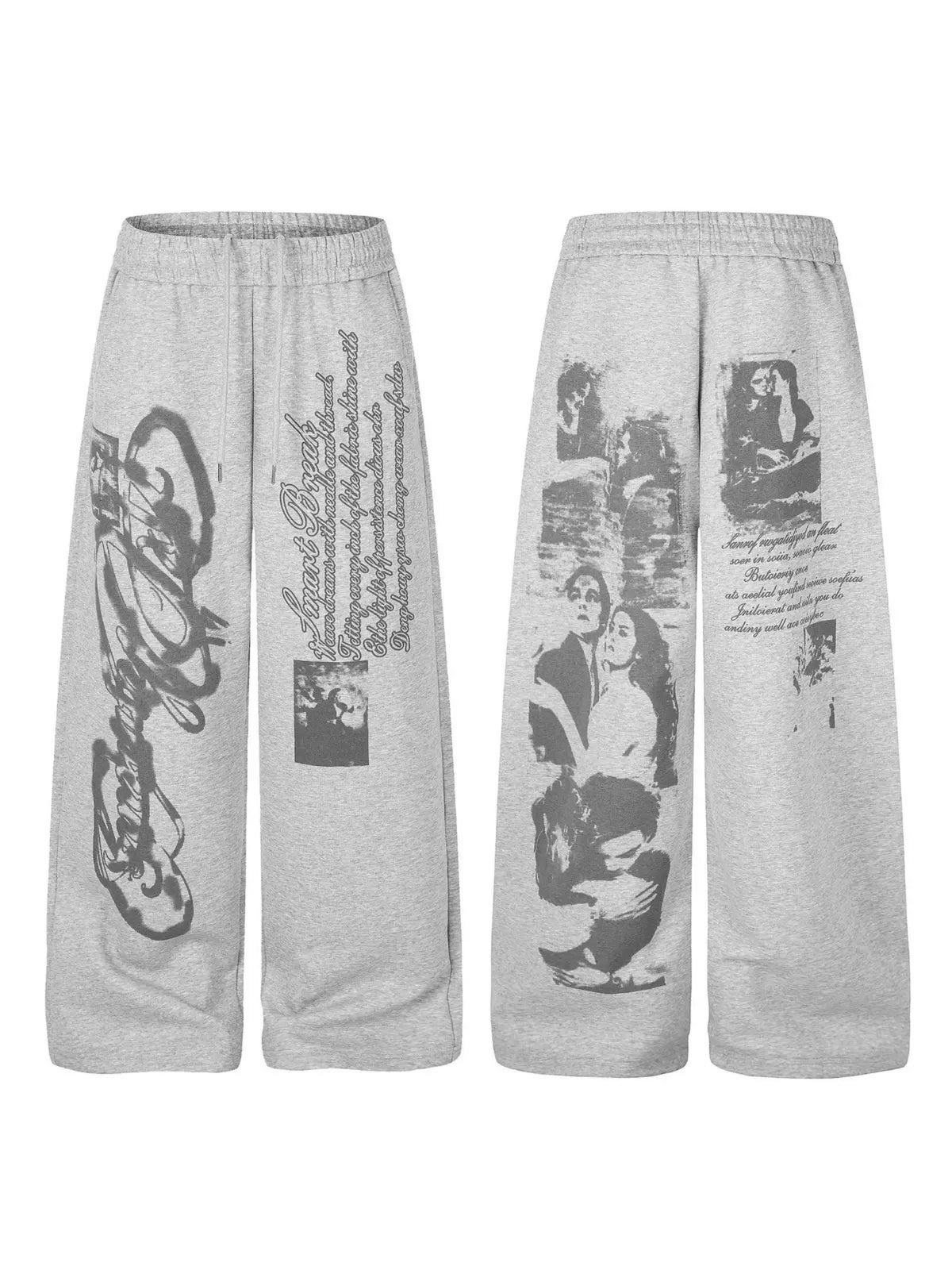 WORDART GREY JOGGERS