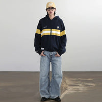 BADBLOOD 9 YELLOW STRIPED HOODIE