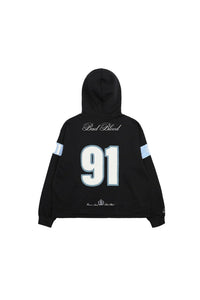 BAD BLOOD 9 LIGHT BLUE STRIPED HOODIE