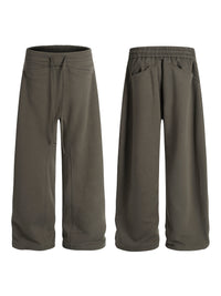 DC LAYERED OLIVE SWEATPANTS