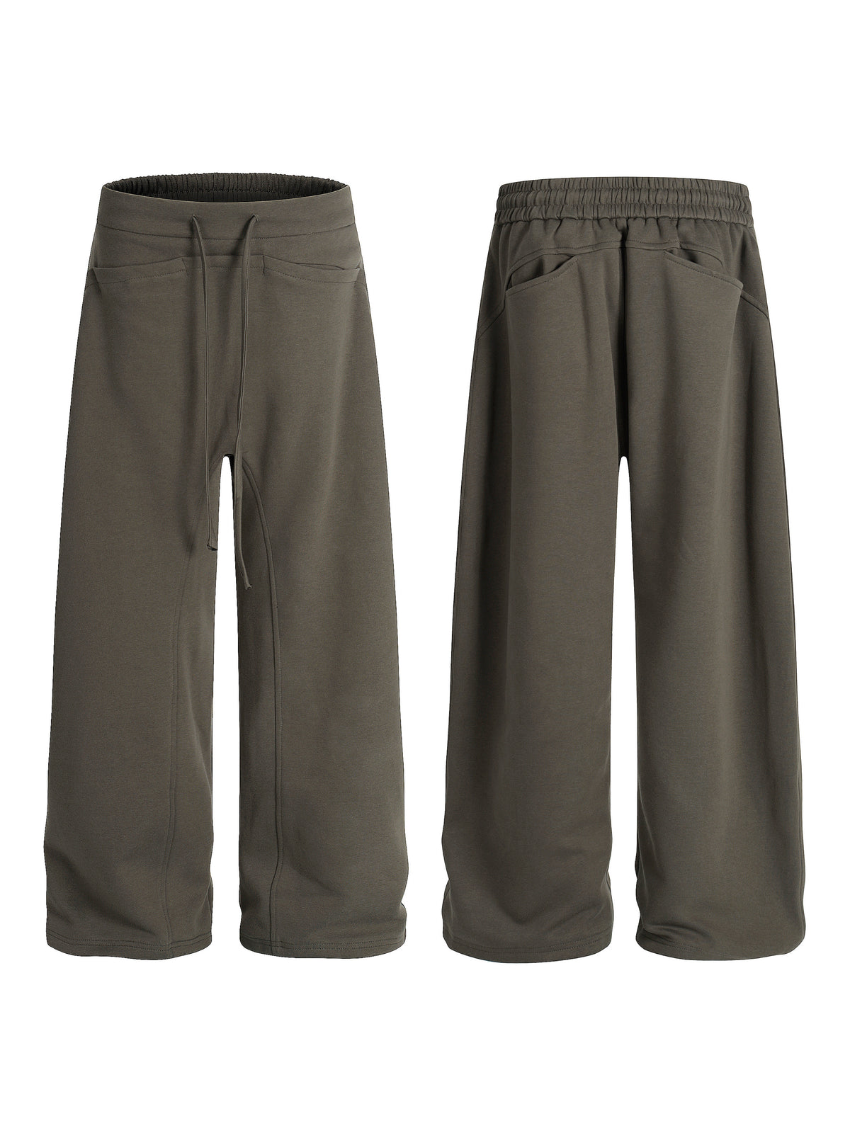 DC LAYERED OLIVE SWEATPANTS