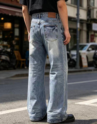 NK09 BLUE FLARE DENIM