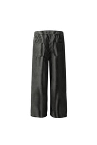 YD STRIPED WIDE LEG PANTS