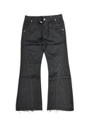 M JEANS BLACK FRAYED DENIM