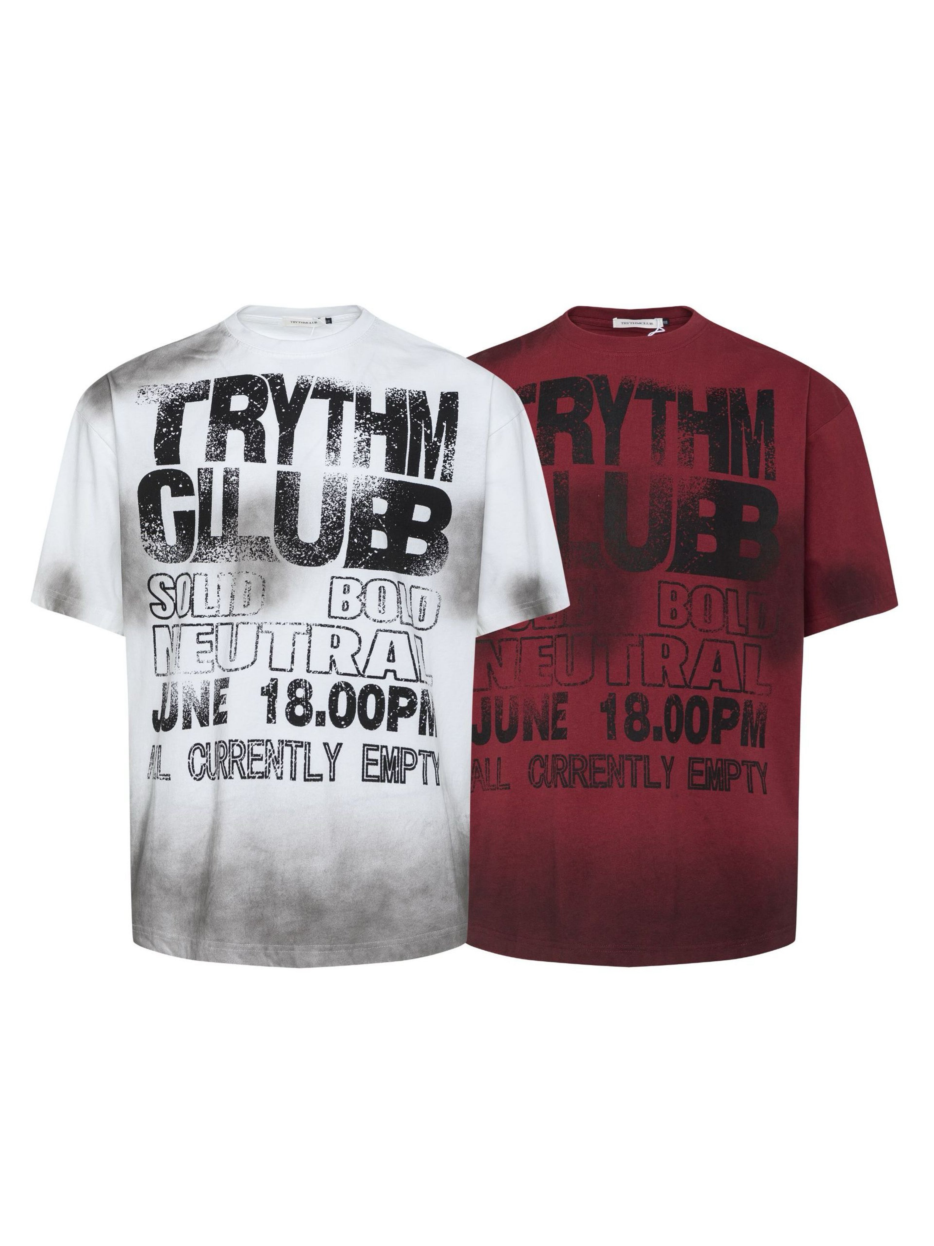 TRYTHM BOLD RED TEE