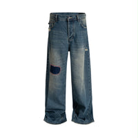 BLUE PATCH WORK JEANS