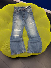 HB 66027 BLUE DISTRESSED DENIM