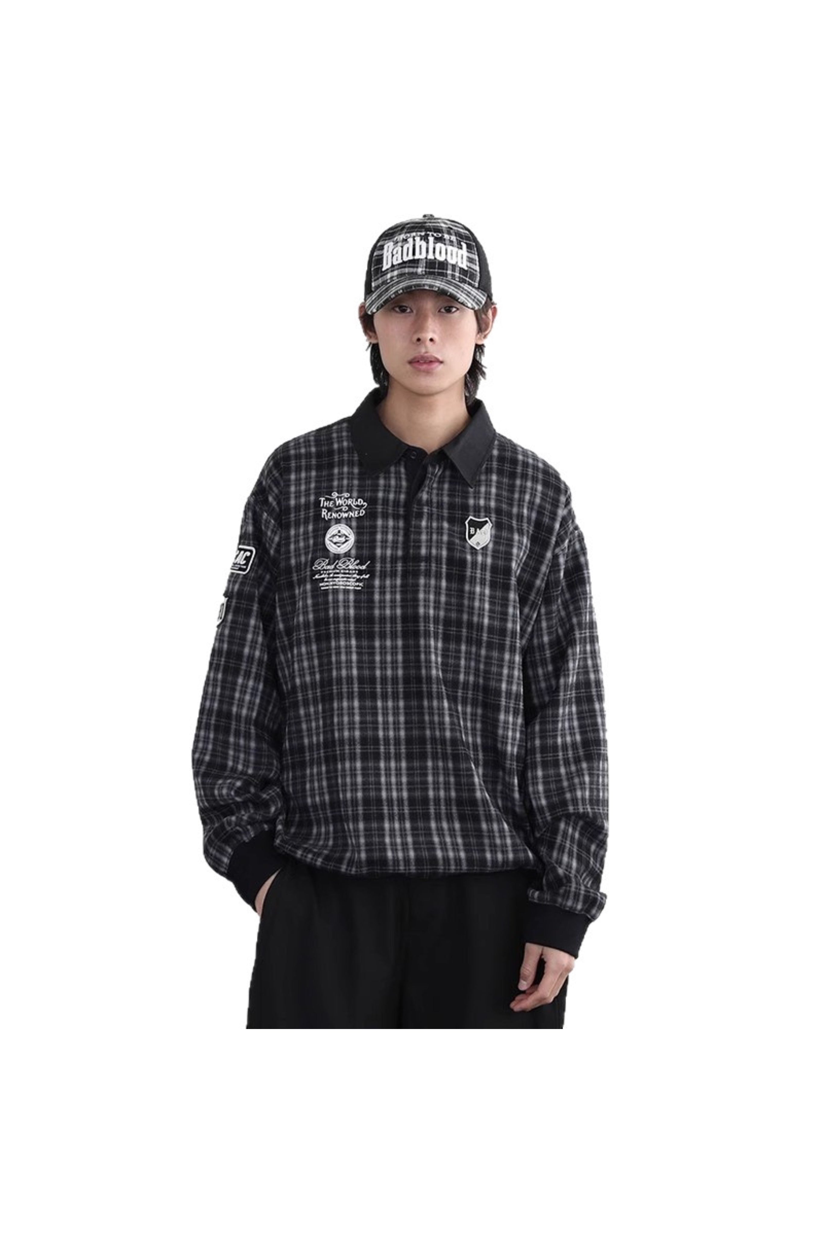 BB TWR WHITE & BLACK POLO SHIRT