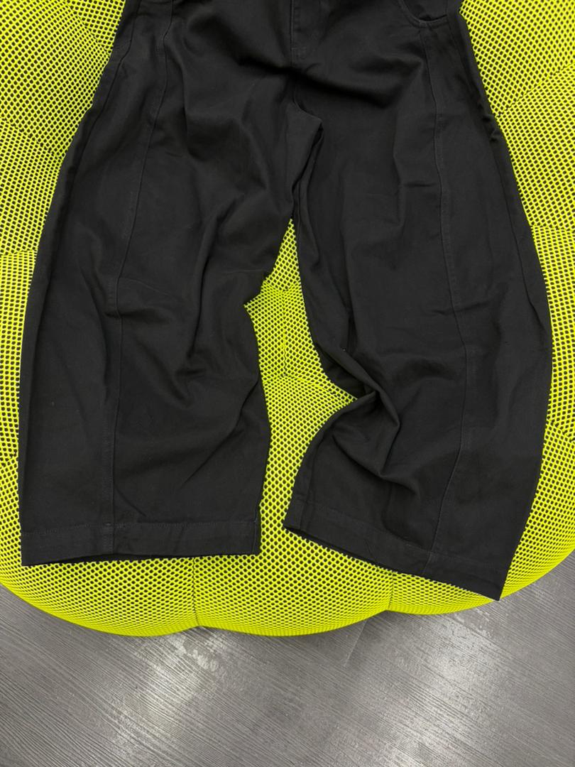 PMGO BLACK STITCHED PANTS