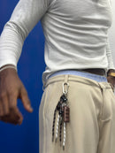 YD 93 PLAIN CREAM 2 IN 1 OFFICE PANTS