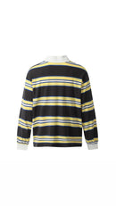 WIIKN POLO YELLOW AND BLACK LONGSLEEVES