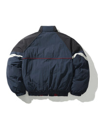 OMICRON NAVYRED PUFFER JACKET