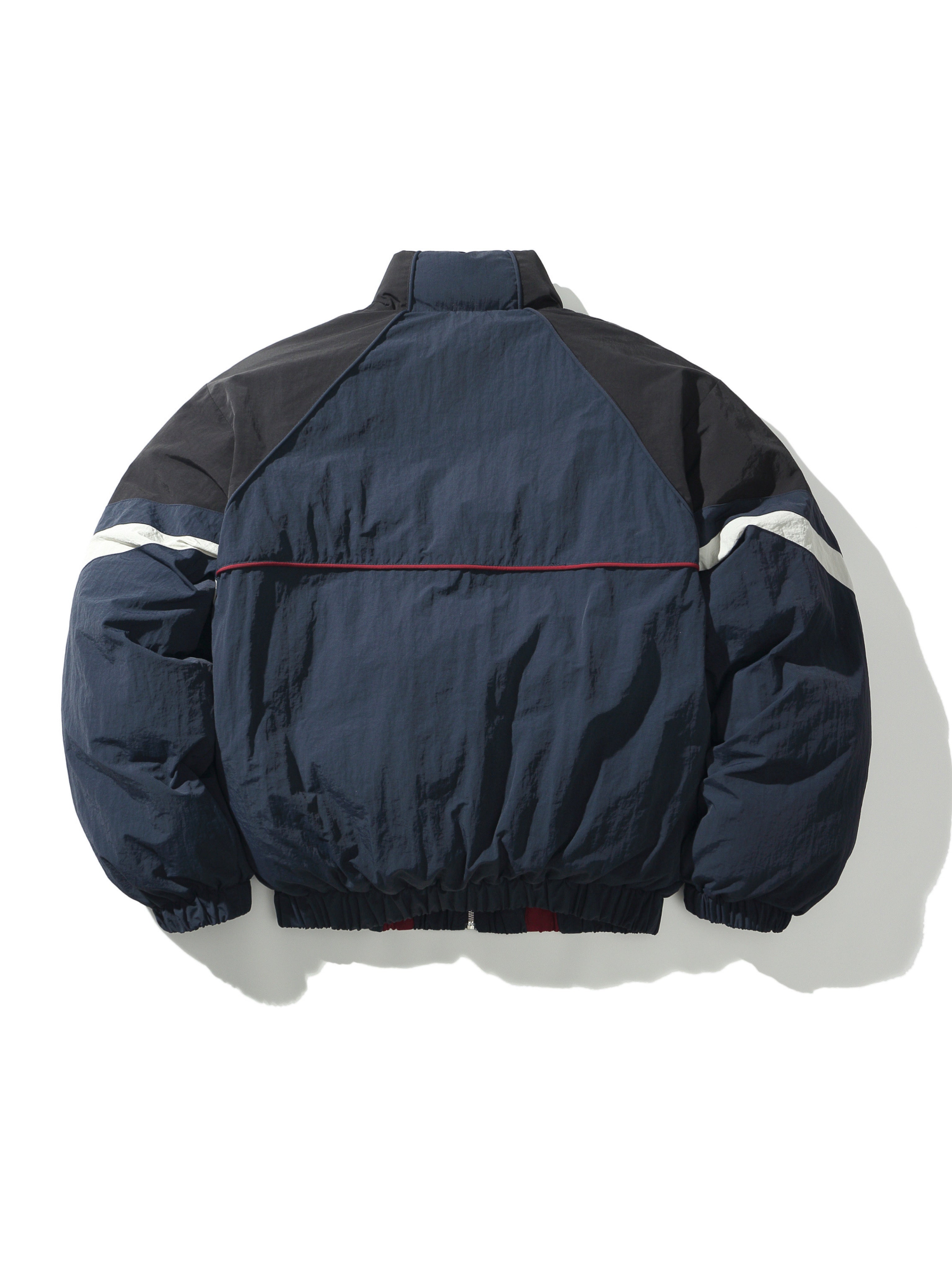 OMICRON NAVYRED PUFFER JACKET
