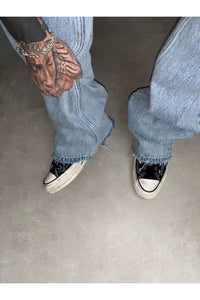 ZJ LIGHT BLUE RIPPED JEANS