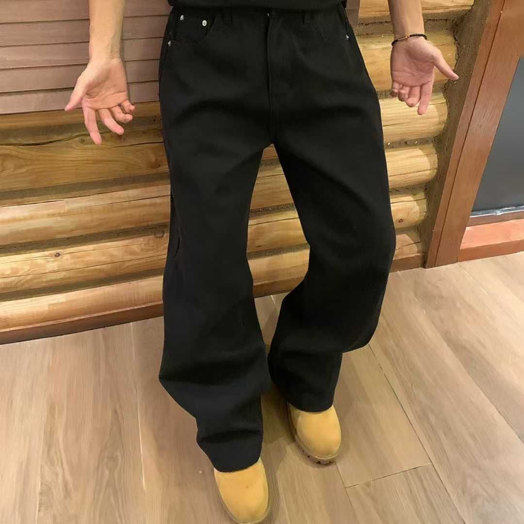 Y963 PLAIN BLACK DENIM
