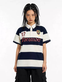 OREETA 12 FORAMDER STRIPED POLO