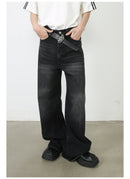 Y963 BLACK FADED DENIM