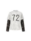 72 CAMO DOUBLE SLEEVE TEE