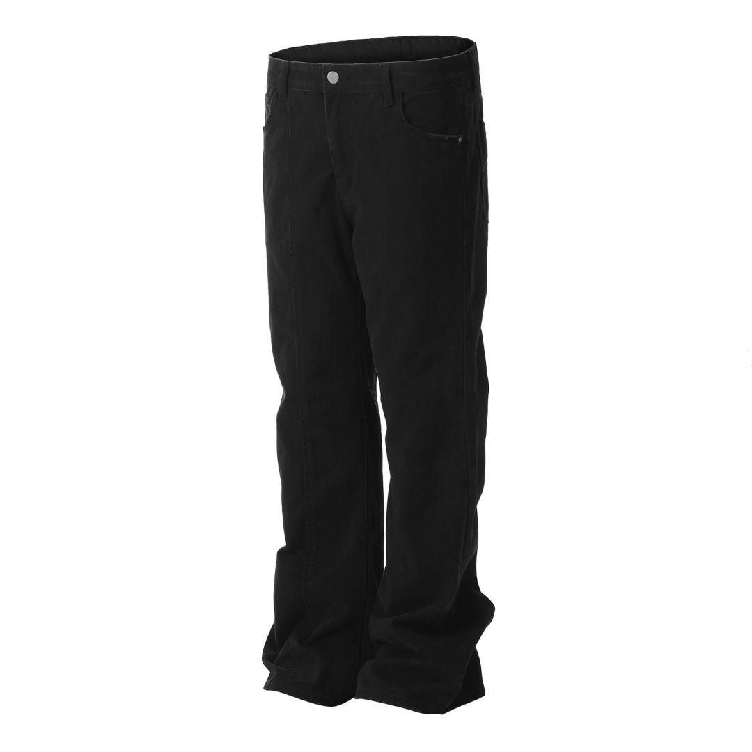 Black jeans on a white background