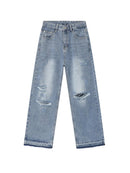 690 BLUE RIPPED JEANS
