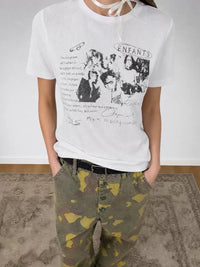 M.E ENFANTS WAFFLE TEE