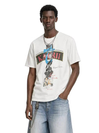 KAUR 77 WHITE GRAPHIC TEE