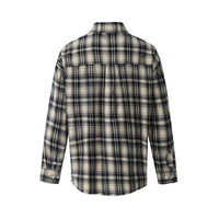 WIIKN RIPPED CREAM AND BLACK LONGSLEEVES SHIRT