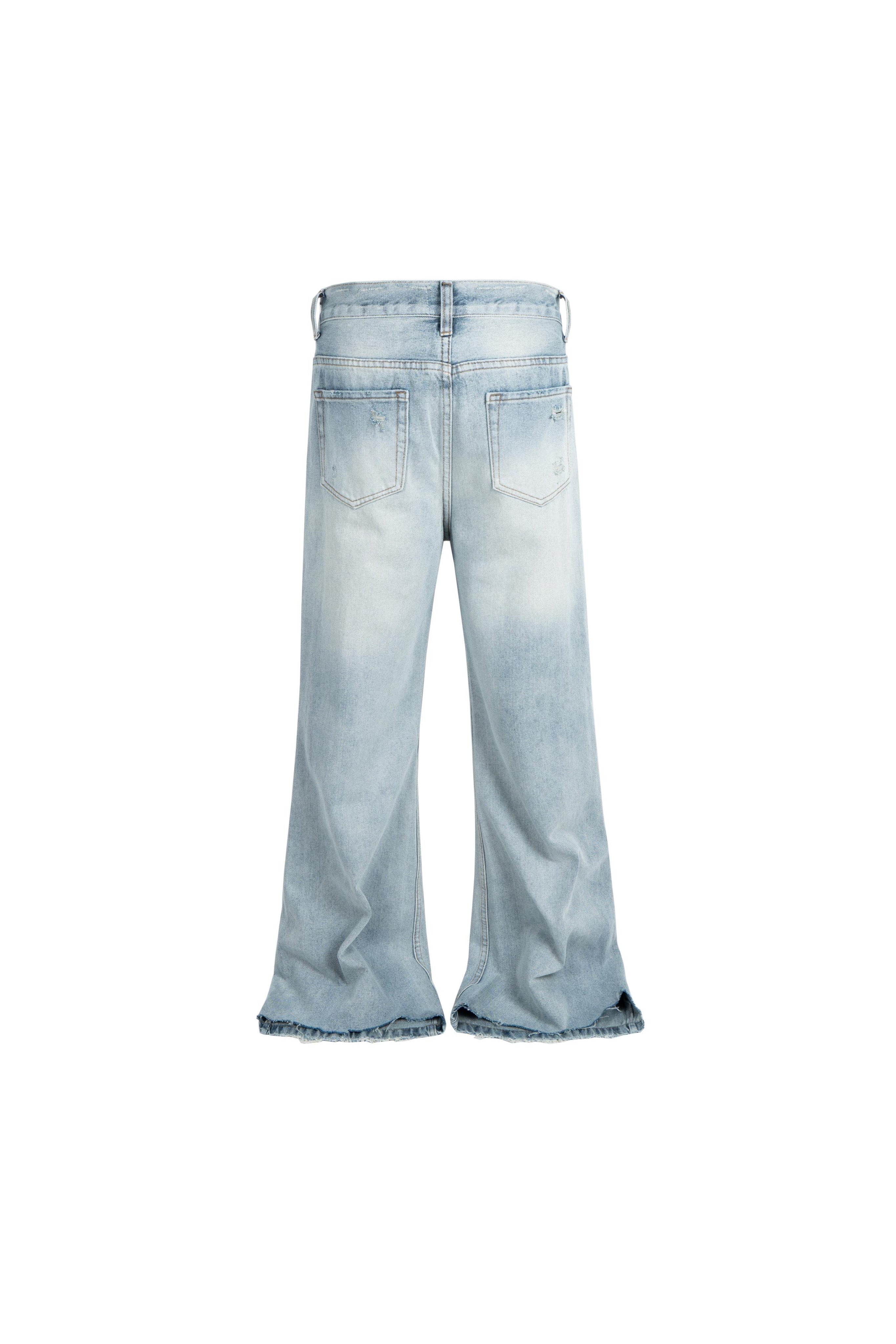 ZJ LIGHT BLUE RIPPED JEANS
