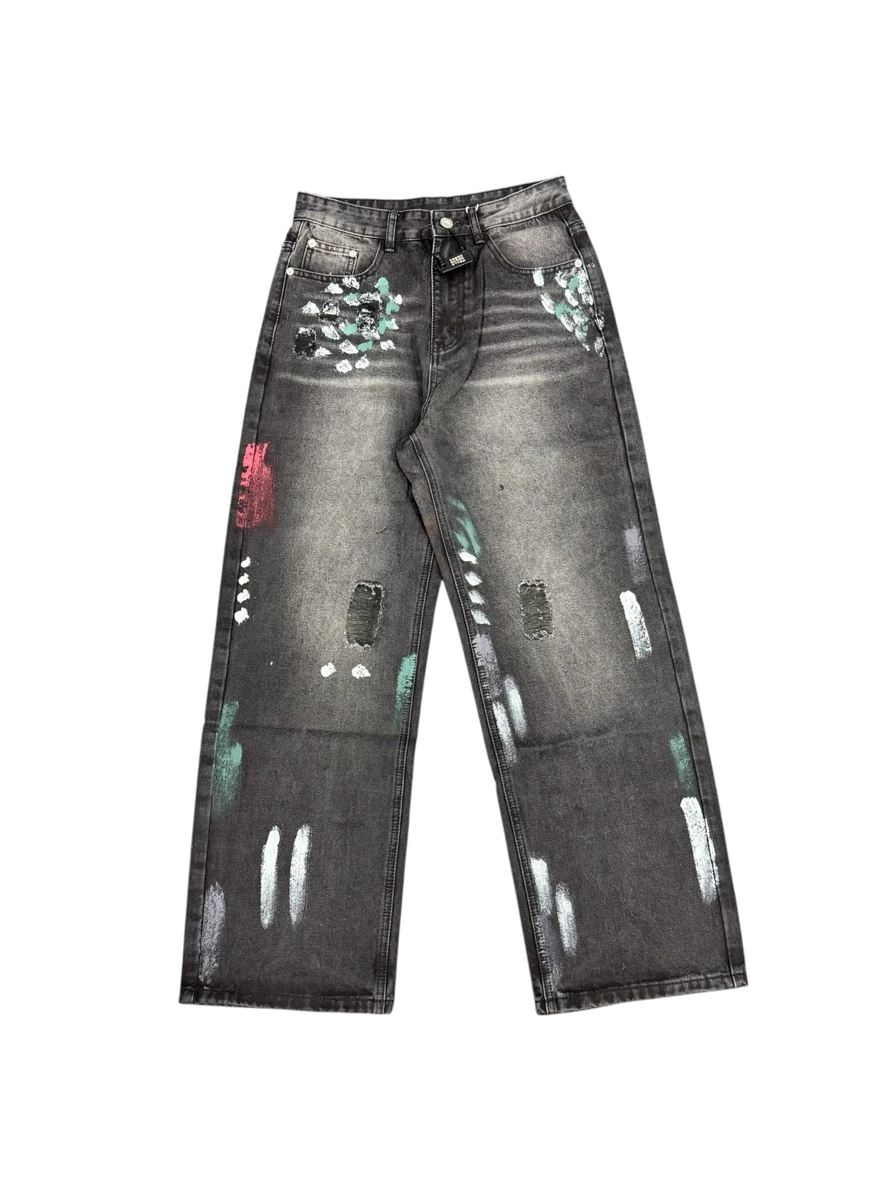 PAINT SPLATTER DENIM