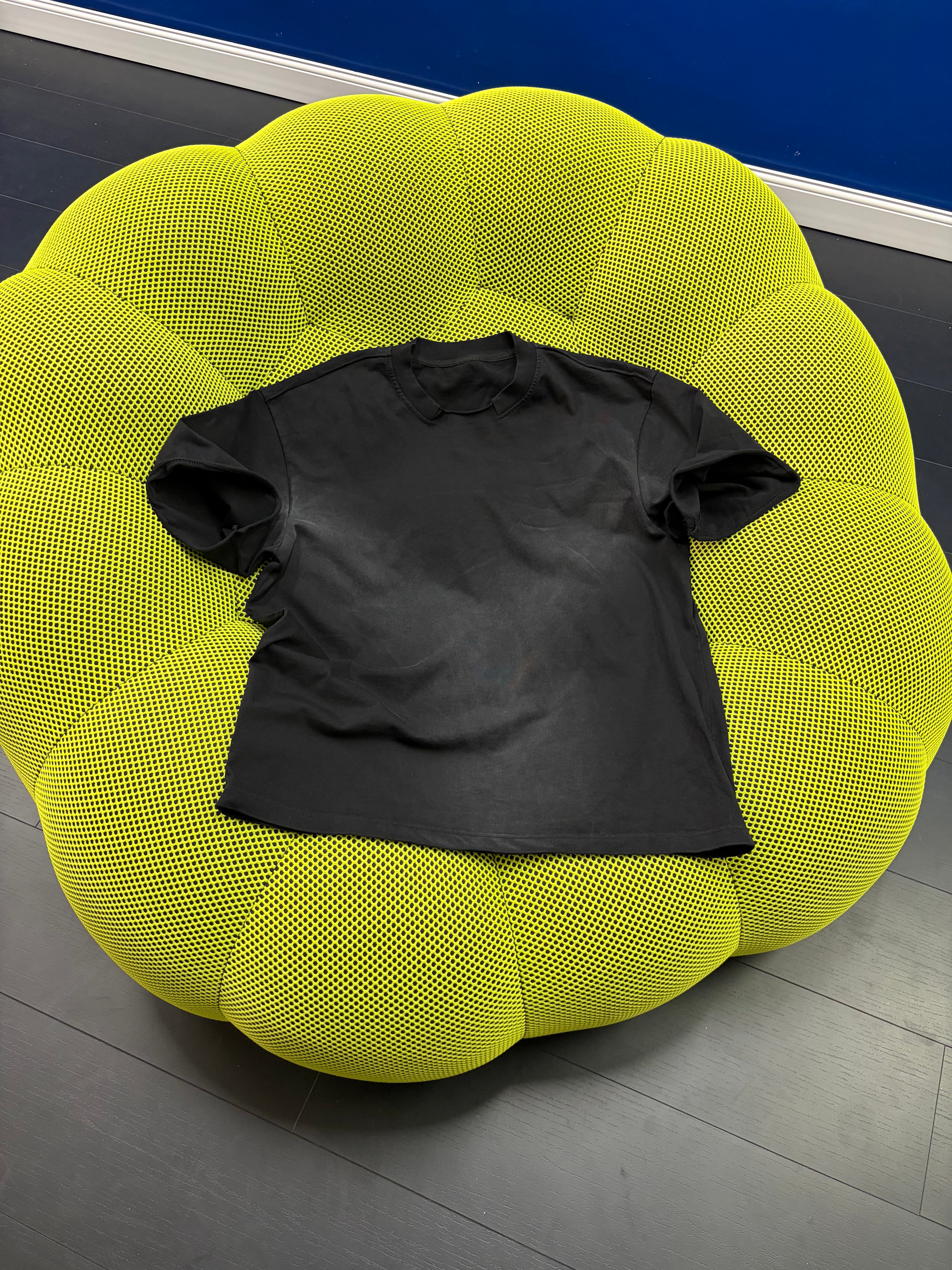 NTH PLAIN BLACK WASHED TEE