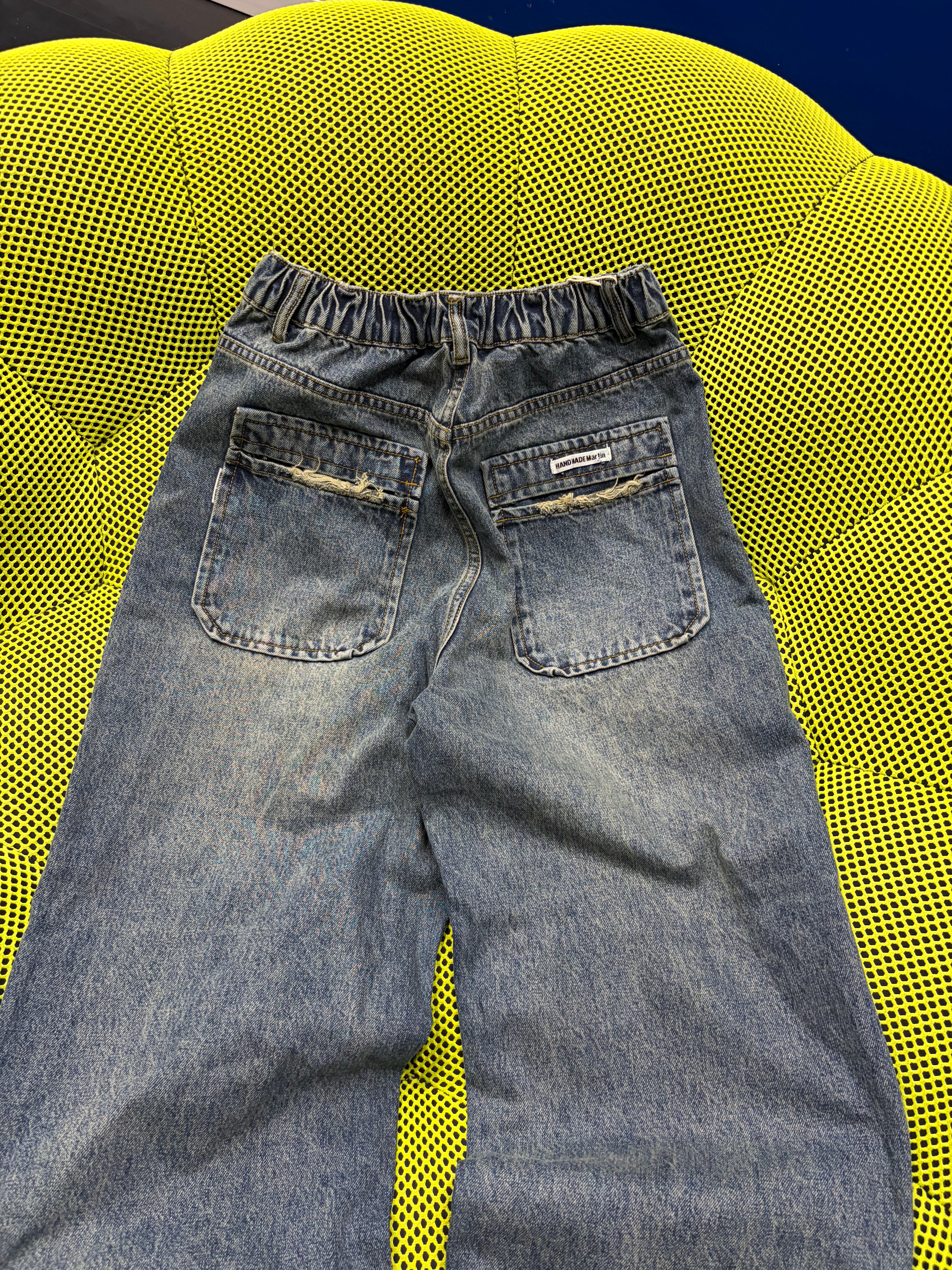 SSS BLUE THREADED JEANS