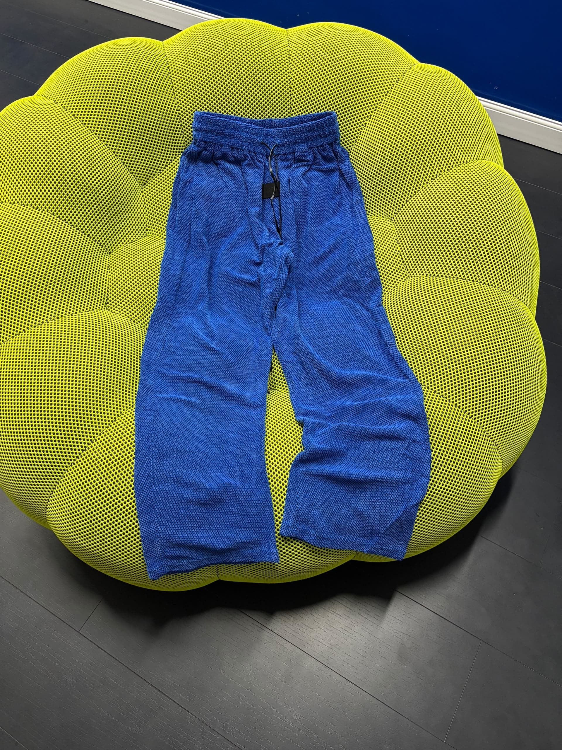 BHITE TEXTURED SWEATPANTS