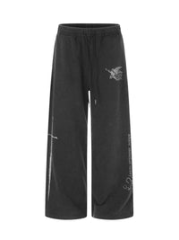 RETRO STRAIGHT-LEG SWEATPANTS