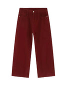 WZ95 BURGUNDY DENIM