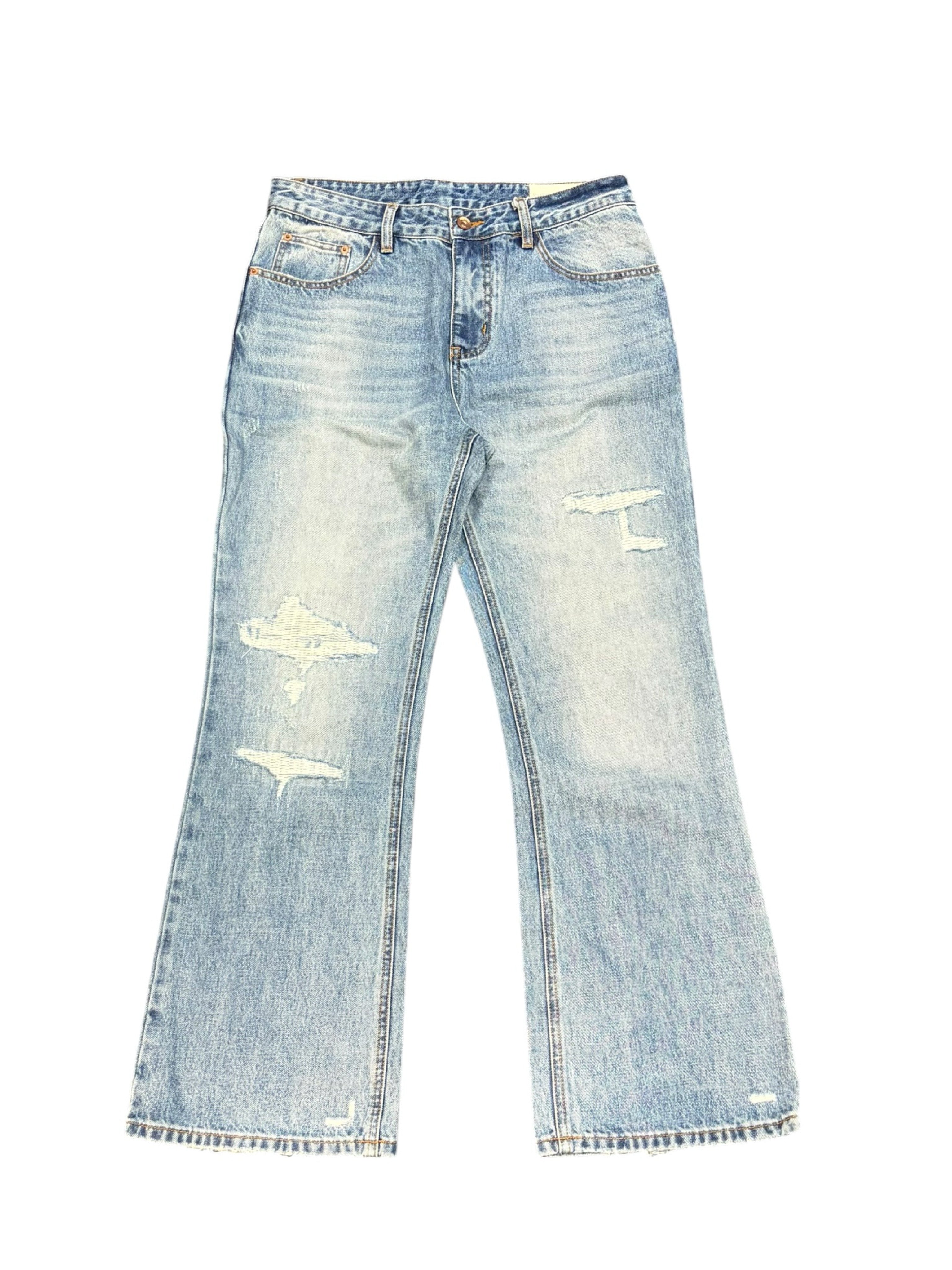 HB BLUE DISTRESSED DENIM
