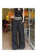 WIIKN CK6687 BLACK 3QUARTER PANTS