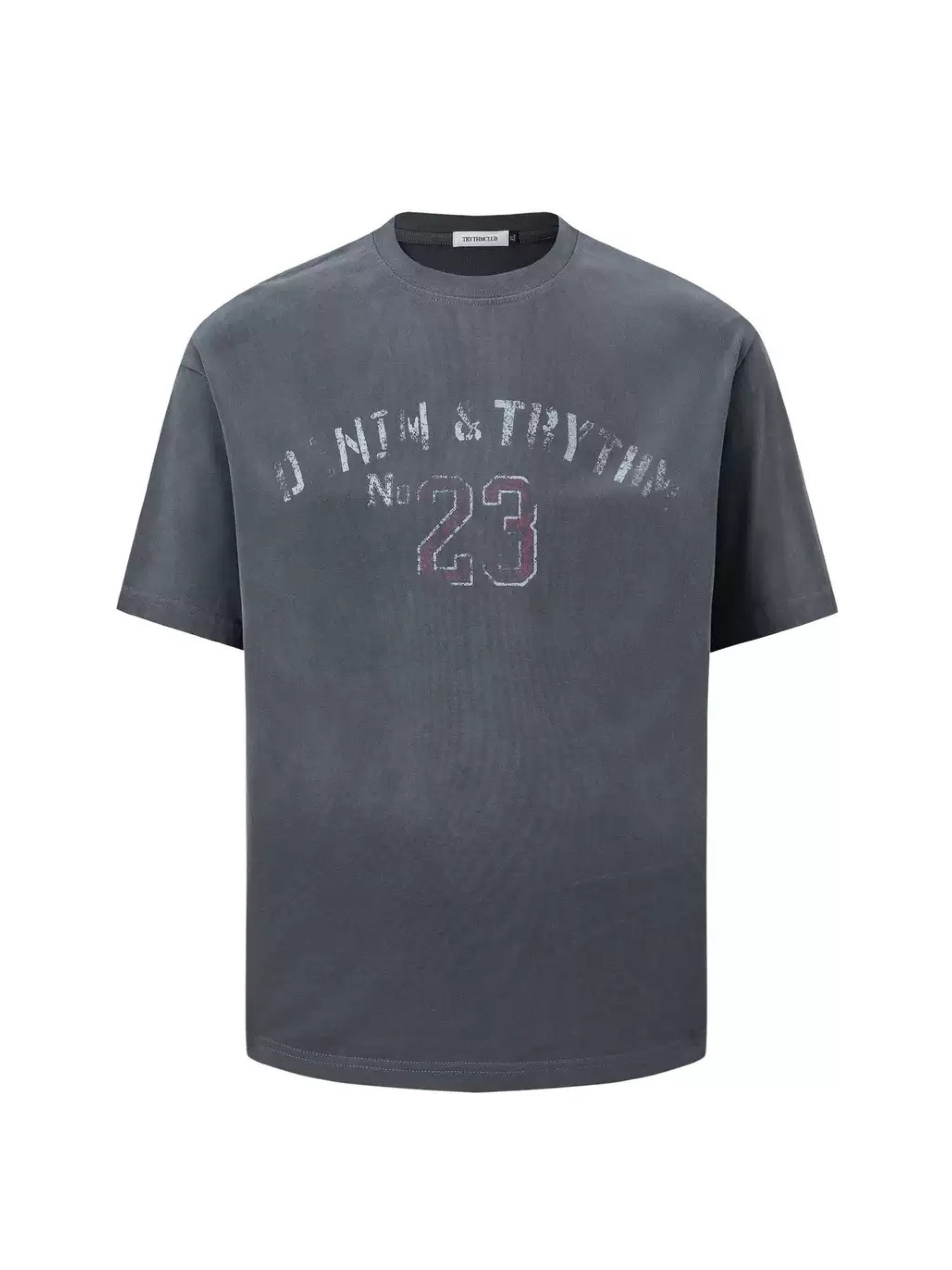 TTC 23 TWO TONED GREY TEE
