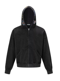TTC BADGE PRINT ZIP HOODIE