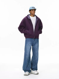 12734 WHITE SPLATTER JEANS