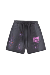ST LOIUS FUTURE VINTAGE PINK AND GREY SHORTS