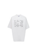 WE BUY THINGS WE DONT NEED WHITE TEE