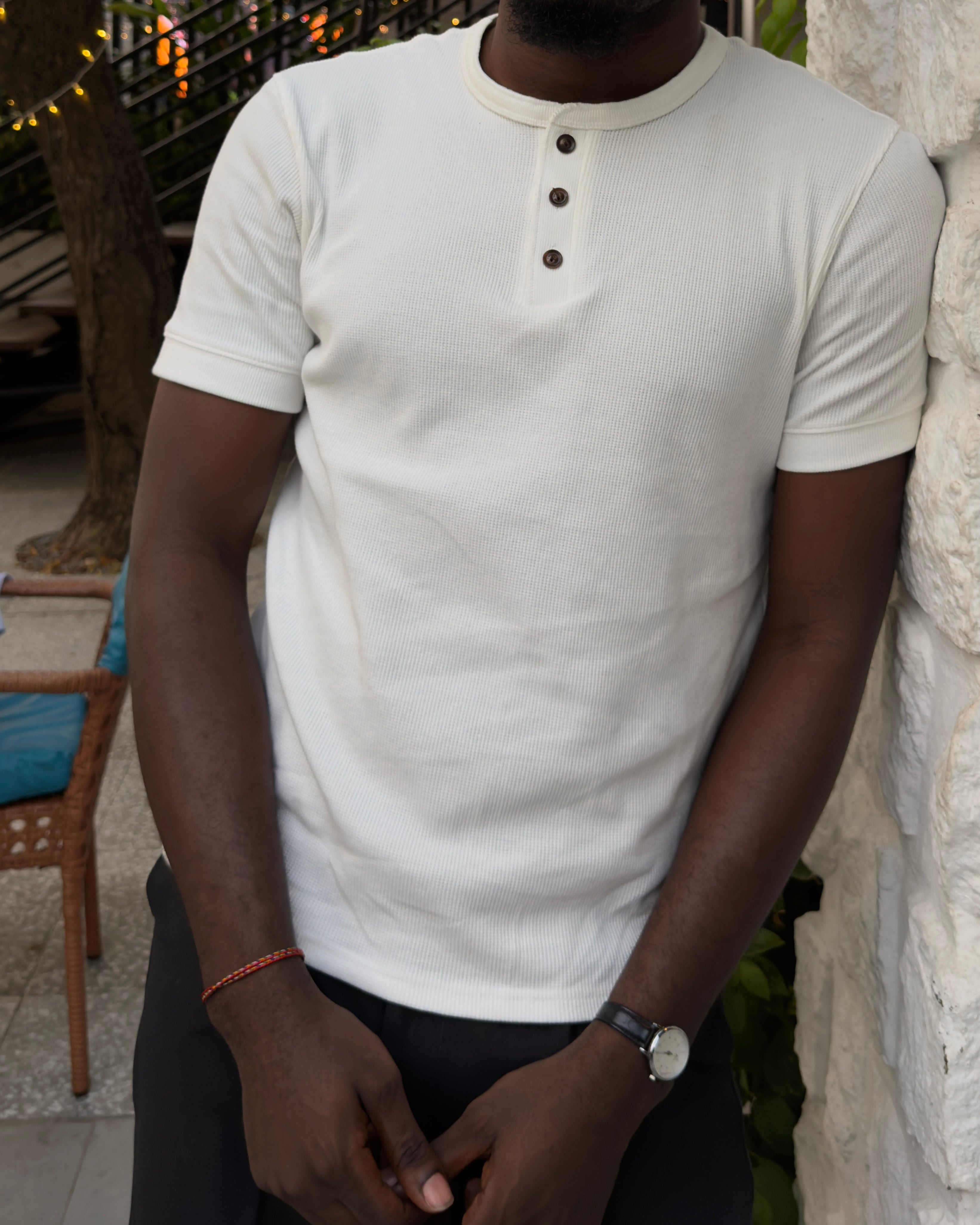 SHORTSLEEVE HENLEY TEE